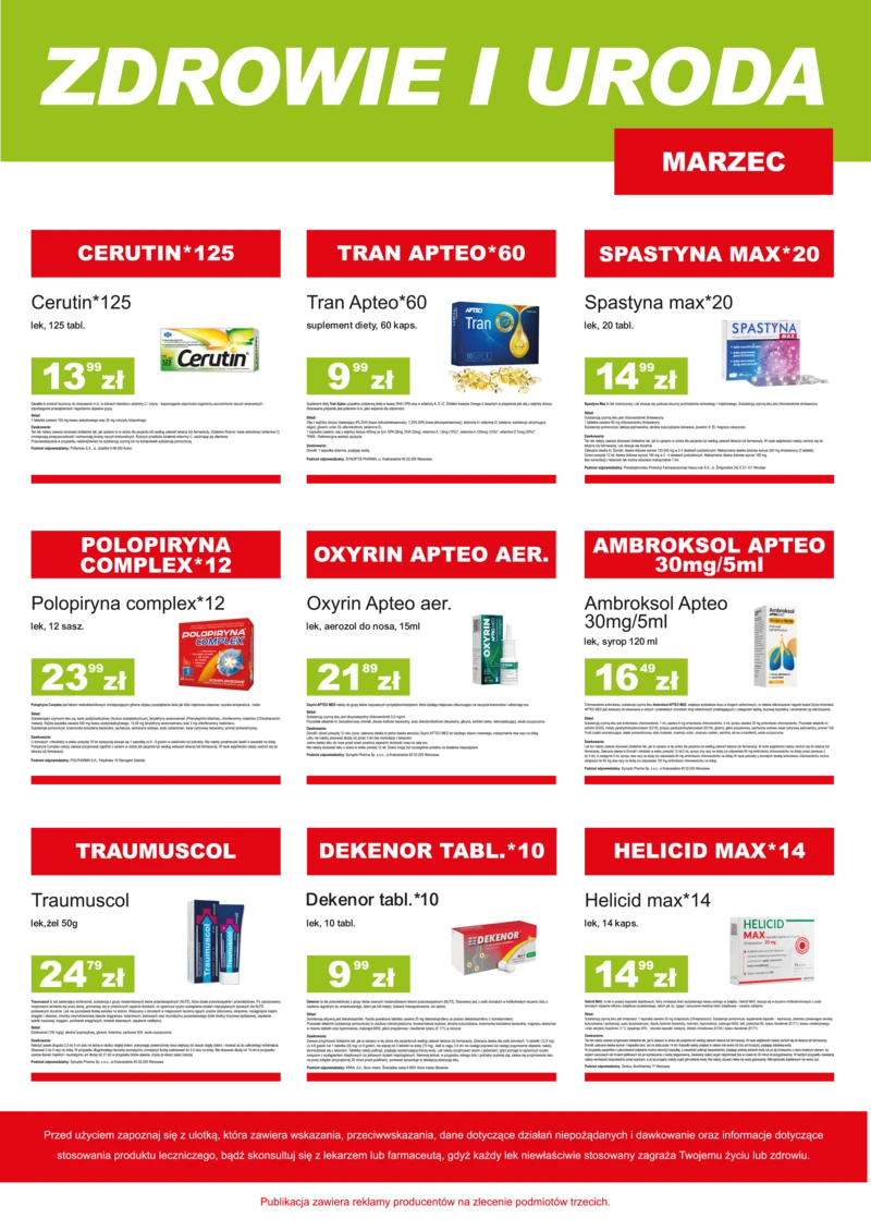 Promocje miesiąca - Marzec 2025